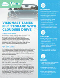VisionAST Tames File Storage with CloudSee Drive